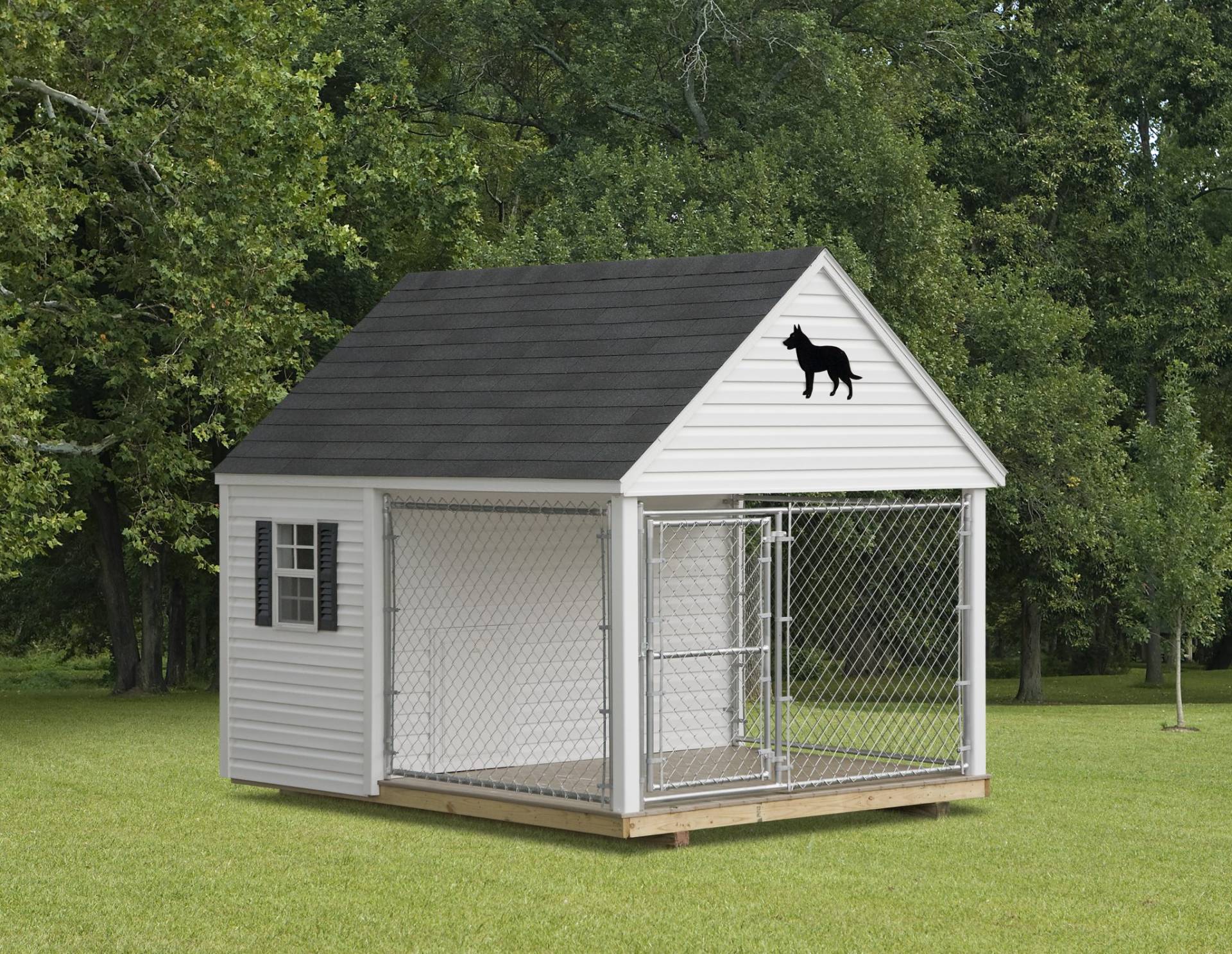 18+ Outdoor Dog Kennel
 Gif